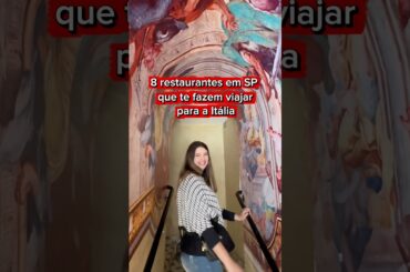 8 restaurantes em São Paulo que te fazem viajar para a Itália #SP #SaoPaulo #Restaurant #Italy