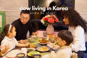 Slow Living in Korea | Gentle Days in Seoul, Sourdough Baking, Curly Hair Reset & Home Cooking