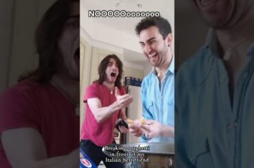 Italian food prank,I can hear two Italian guys yelling from miles away #usa #prank #family#food