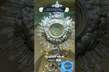 👉Este es el primer Milagro Eucarístico: la hostia se convirtió en tejido humano y el vino en sangre