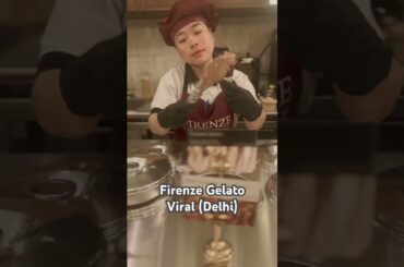 Firenze Gelato #shorts #shortsfeed #shortsvideo #gelato #italy #delhi #icecream  cream