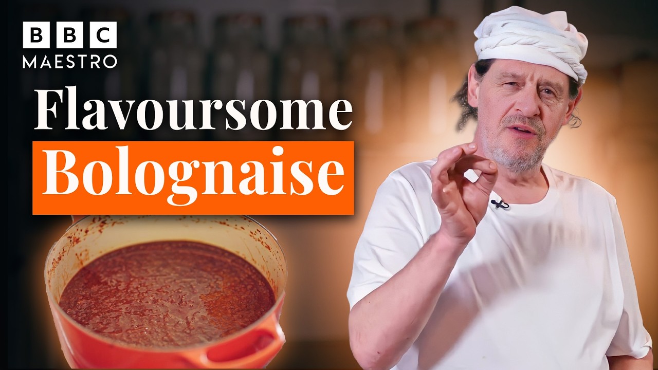 Flavourful step-by-step bolognaise with Marco Pierre White | Meet Your Maestro | BBC Maestro Flavourful step-by-step bolognaise with Marco Pierre White | Meet Your Maestro | BBC Maestro