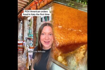royaventurera When an American orders Italian food in Italy for the first time with
