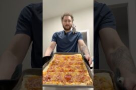 Homemade Hot Honey Pizza #shorts