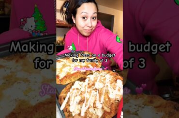 Pizza on a budget #asmr #cooking #food #itspizzatime #dinnerideas #sahm #pizza #pizzalover #shorts