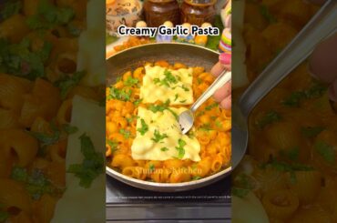 1 Minute Creamy Garlic Paste 🍝 Must Try! #shorts #pasta #food #viral #trending #recipe #ytshorts