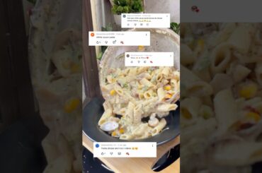 Subscriber suggested food Series: 20 min one Pot Pasta #yt #cooking #food #shorts #whitesaucepasta