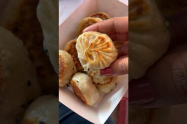 Food challenge:Half fried vs Uncle wang’s momos challenge |momos challenge #food #momos #streetfood