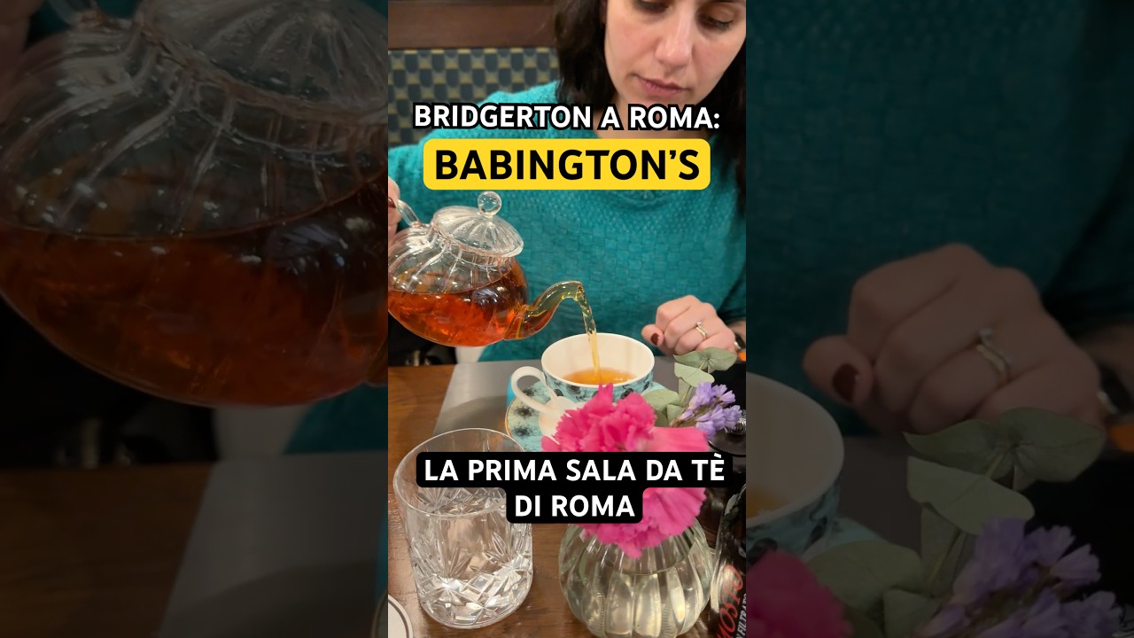 La prima sala da tè di Roma La prima sala da tè di Roma