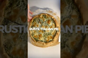 Easy Rustic Savory Pie🥧#shorts #cooking