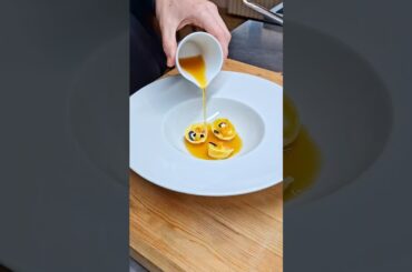 Ravioli 🥟🍊🍎 #shorts  #italianrecipes #ravioli #finedining