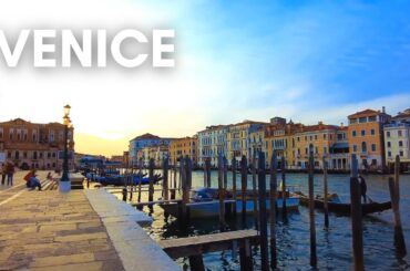 A Sunset Walk in VENICE Italy | Venice Walking Tour