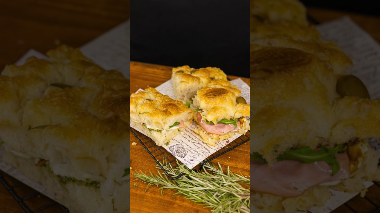 Easy Same-Day Focaccia 🍞 Easy Same-Day Focaccia 🍞