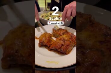 3 Italian restaurants in Dubai you need to try 🇮🇹 📍 Signor Sassi– Located at Palm Jumeirah