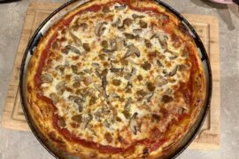 Homemade Thick Crust Pizza