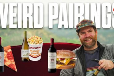 We Tried 9 Crazy Wine Pairings! (Some Actually Worked…)