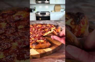 Homemade Pepperoni Pizza 🍕