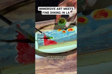 IMMERSIVE ART meets FINE DINING at this new interactive experience in LA! 📍7 Paintings, Los Angeles