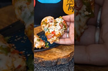 Heart Shape Pizza 🍕❤️ | Propose Day Special Valentine Recipe | Mini Cheese Pizza #shorts