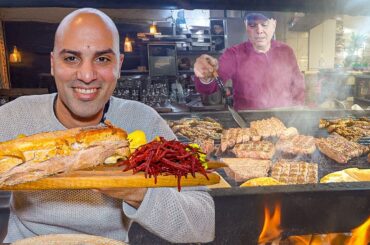 INSANE Macedonian Food in SKOPJE 🇲🇰 Pleskavica + Selsko Meso + #1 Pizza in the Balkans