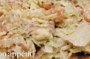 Batch Prepping NYC's Yummiest Italian Sandwich Filling