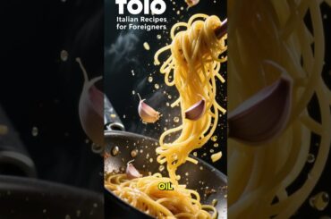 Spaghetti aglio olio e peperoncino #pasta #italian  #shorts  #cooking #recipe #italianfood #italy