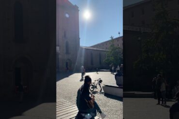 Bologna, Italy #pastries #travel #italy #cappuccino #bologna #guitar #church #food #travelvlog