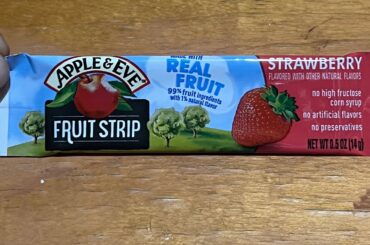 Apple & Eve Fruit Strip strawberry fruit snack - Full Review