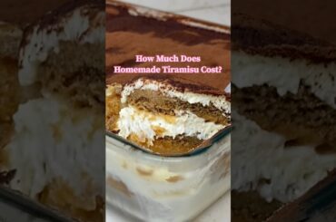 STOP BUYING tiramisu! 😏 #shorts  #tiramisu #food #dessert #sweet #cake #italy #fyp #savemoney