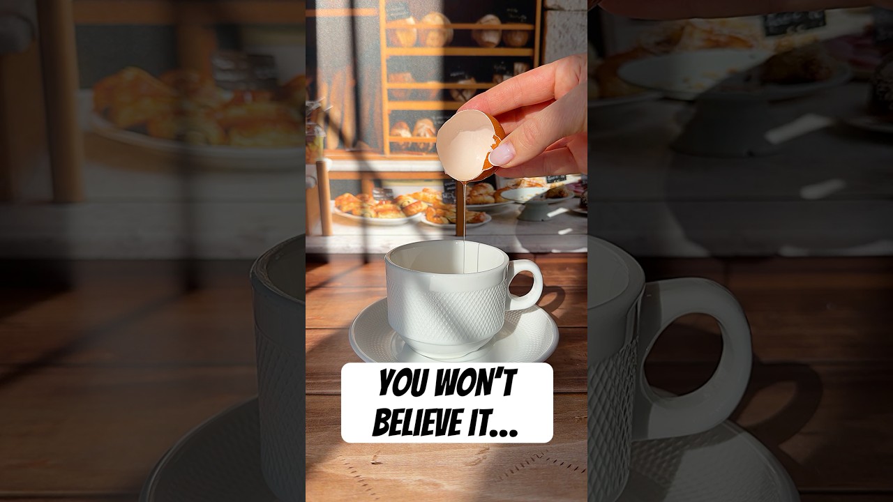 THIS is how Italians make “egg-yolk coffee” ☕ #italiancoffee #coffee #recipeshorts THIS is how Italians make "egg-yolk coffee" ☕ #italiancoffee #coffee #recipeshorts