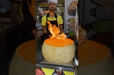 Street Style Cheese Wheel Pasta 🧀🔥 Too Cheesy to Handle! #shortsvideo #italian