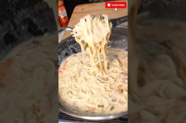 white sauce pasta|#recipe #cooking #shorts #whitesaucepasta