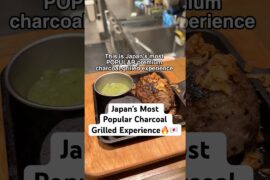 Japan’s Most Popular Charcoal Grilled Experience🔥🇯🇵 #shorts