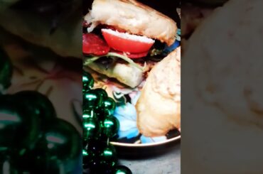 Italian Poboy sandwich #food #meatlovers #mardigras  #healthylifestyle with lemonade or red wine