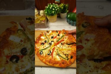 Easy Pizza Recipe #shortsfeed #shortvideo #shortsvideo #shorts #short #youtubeshorts