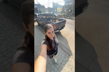 The BEST Italian restaurant in Chiang Rai 🍝 #thailand #travel #food