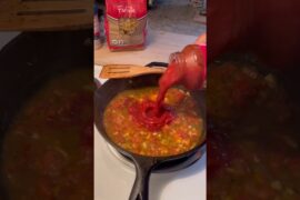 Toasted Bow Tie Pasta Baked Skillet |  Restaurant Quality 🍽️