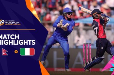 Nepal v Italy | Match Highlights | Men's T20 World Cup 2026