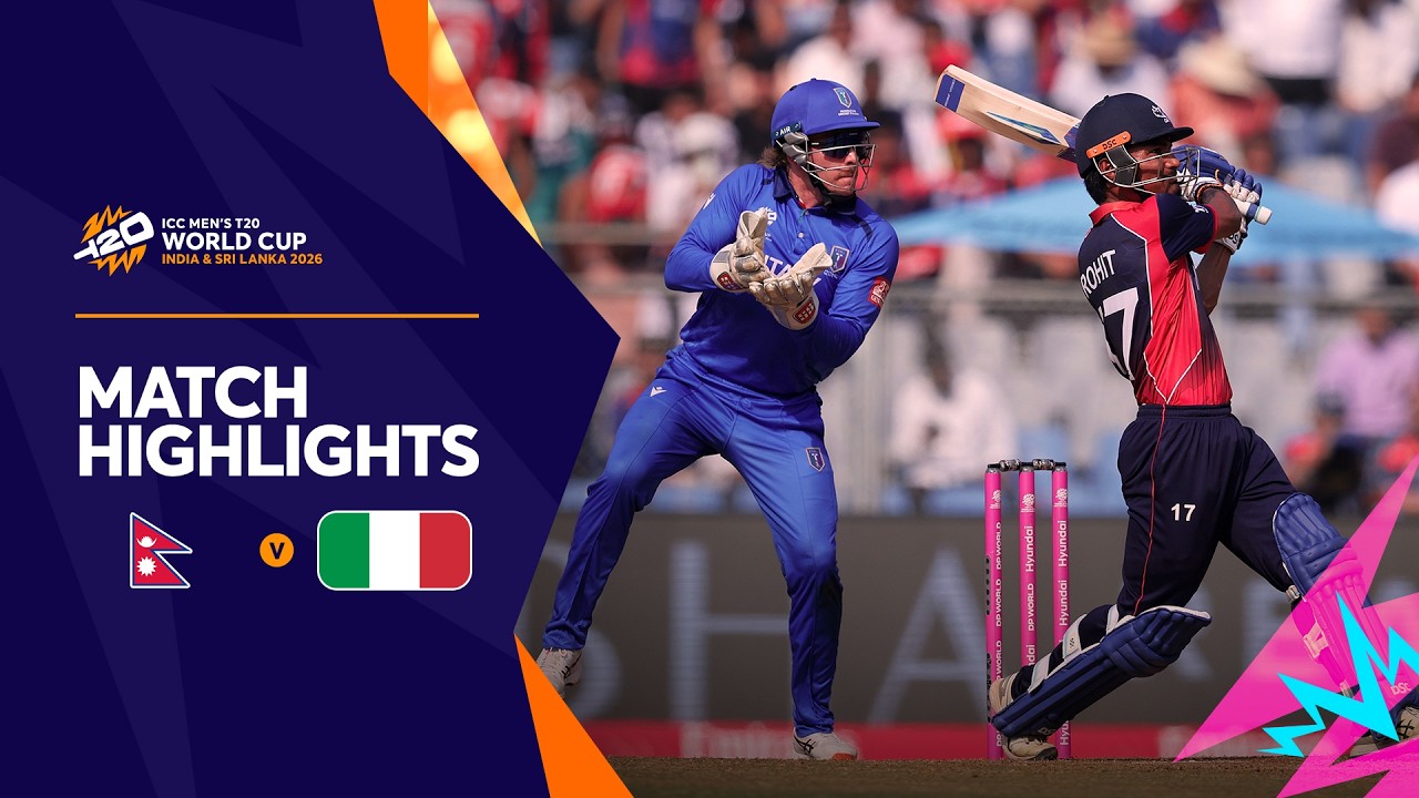 Nepal v Italy | Match Highlights | Men’s T20 World Cup 2026 Nepal v Italy | Match Highlights | Men's T20 World Cup 2026