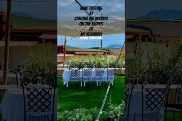 Wine Tasting at Cantina Del Vesuvio on the Slopes of Mt Vesuvius Italy!Please Subscribe