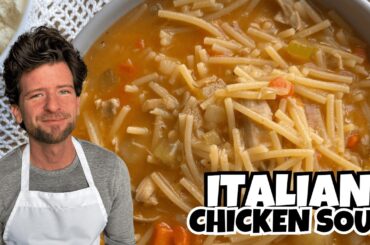 How to Make Chicken Soup: Italian Grandma Style (Thick & Hearty)