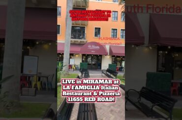 LA FAMIGLIA Italian Restaurant & Pizzeria at 11655 Red Road in Miramar in the Miramar Town Center!!