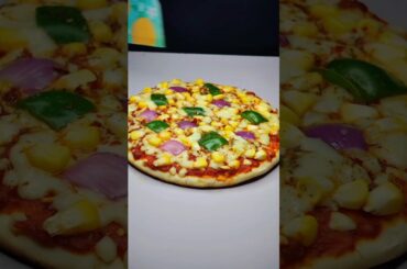 Veg Cheese Pizza Recipe ASMR Cooking 🧀 #shorts #asmr