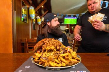 WIN €500 IF YOU CAN FINISH ITALY’S UNBEATEN BURGER CHALLENGE! | BeardMeatsFood