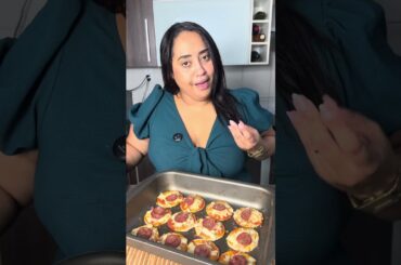 Testando receitas virais: mini pizza com 2 ingredientes #teste #receitas