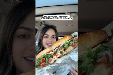 Michelin-recommended Italian sandwiches in Tampa!!🤌🏼🇮🇹 #tampafl #michelinguide #italiansandwich