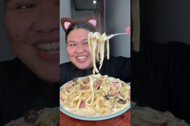 Viral‼️Coba masak fettucini carbonara🤤