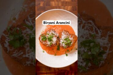 Biryani Arancini (Heart-Shaped!) | Indian-Italian Fusion Recipe