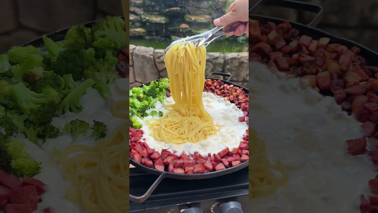 Macarrão de calabresa #receitas #receitafacies #receita Macarrão de calabresa #receitas #receitafacies #receita