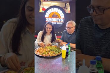 Anniversary special treat at Smokeys coal fire pizza,Surat.❤️❤️. #pizza #pizzalover #food